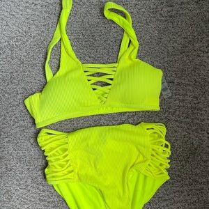 Neon Yellow Bikini